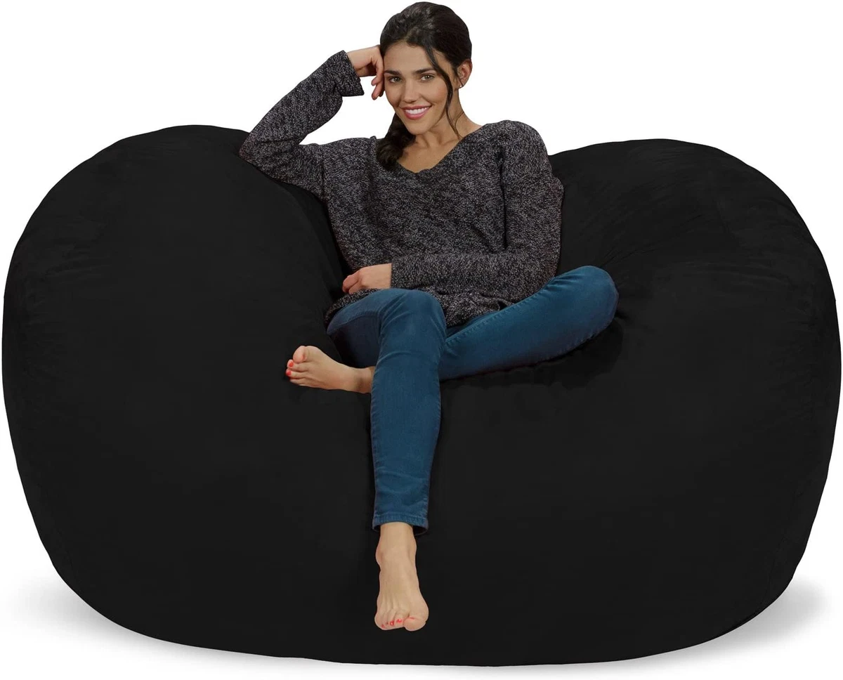 Bean Bag Chair Huge 6 Memory Foam Furniture Bag and Large