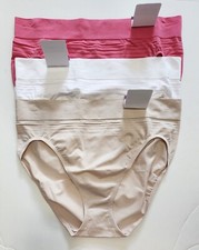 3 Warner's No Pinching No Problems Striped Hi Cut RT5501P Multi Sz 9/2XL - NWT
