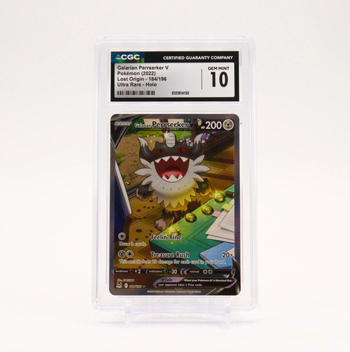 Galarian Perrserker V graded CGC 10 for sale on eBay