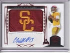 2022 LEAF TRINITY CALEB WILLIAMS ROOKIE/RC AUTO/LOGO-PATCH RELIC #3/5