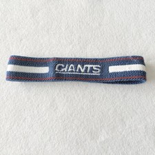 Vintage 1982 New York Giants Headband Blue Red White NFL Stretch Band