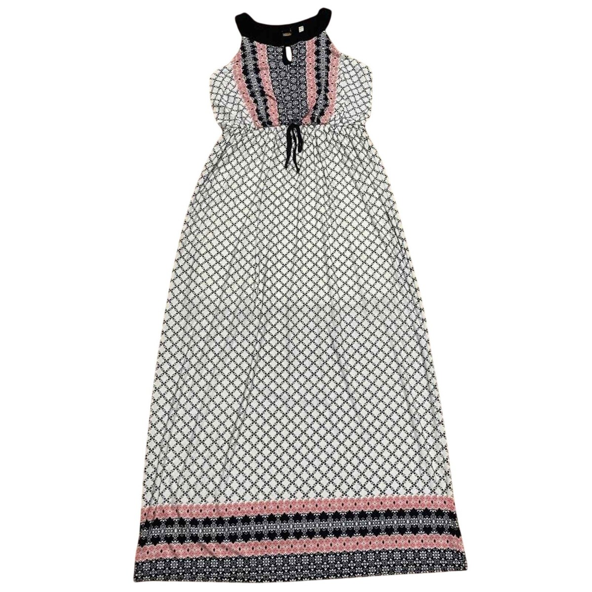 chinese dress ladies Maxi Dresses | Gilli Halter Neck Side Slit Color Block Maxi Dress