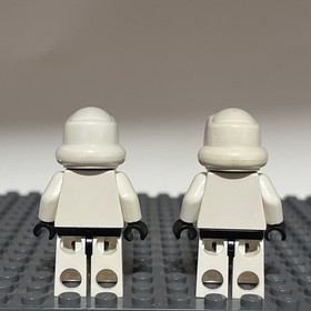 Lego Star Wars Minifigure Scout Trooper sw0005a Endor W/ Black Head - Lot 2X 1Z