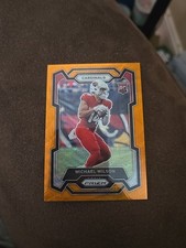 2023 Panini Prizm Orange Wave Rc Michael Wilson 24/60. Cardinals