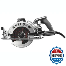 SKIL SPT77W-01 15 Amp 7-1/4'' Aluminum Corded Electric Worm Drive Circular Saw