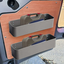 2PC Caravan Camper Van Storage Pocket Boxes for Tool Storage Van Racking Ratchet