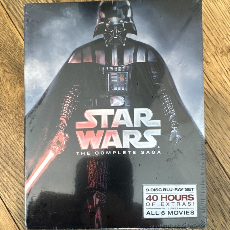Star Wars: The Complete Saga 9-Disc Blu-ray Box Set w/ Commentary, PG-13