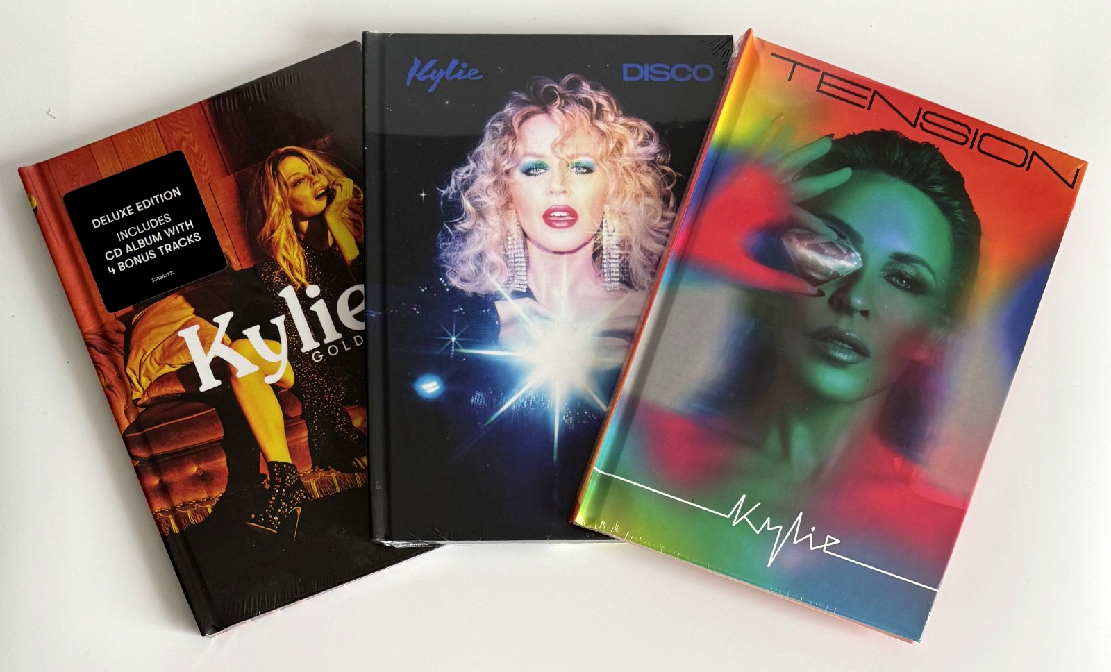 KYLIE MINOGUE * GOLDEN / DISCO / TENSION * 3x LIMITED DELUXE EDITION CDs * BM&M!