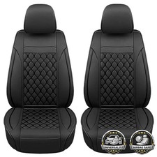 FOR VAUXHALL CORSA D (2007-2014) - PREMIUM FAUX LEATHER FRONT SEAT COVERS PAIR