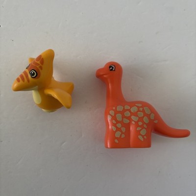 Lego Duplo Jurassic World Dinosaur Pteranodon + Orange Baby Brachiosaurus 10938