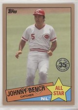 2020 Topps 1985 Baseball All-Stars Gold 34/50 Johnny Bench #85AS-9 HOF n1u