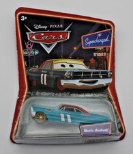 Disney Pixar Cars MARIO ANDRETTI Supercharged Die-cast 1:55 Scale - NEW-SEALED