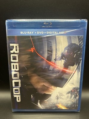 Robocop (2014) Blu-ray + DVD + Digital HD PG-13 Joel Kinnaman New Sealed
