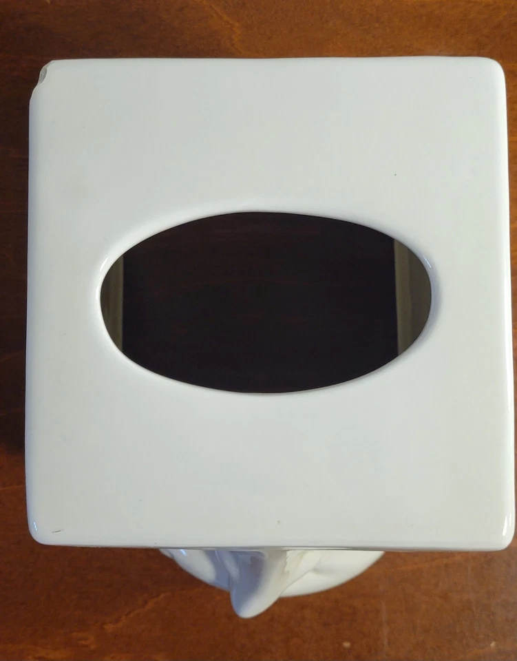 Vintage 1980's Fitz And Floyd Sneezing Man Ceramic Tissue Box Cover - Image 4 of 4