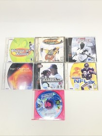 SEGA Dreamcast - HKT-3020 Console - White - In Box - With 6 Games - New Battery!