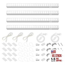  T5 Grow Lights for Indoor Plants, 5000K Full Spectrum, 1FT-White Cover White