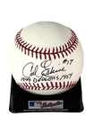 Carl Erskine # 17  1948 Dodgers 1959 Signed Baseball In Case