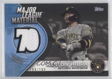 2021 Topps Major League Materials Black 109/199 Keston Hiura #MLM-KH 6ki