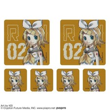 Juego de mini pegatinas Kagamine Rin Kagamine Rin