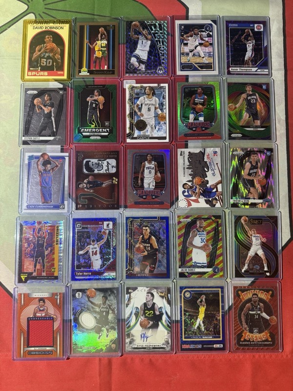 NBA Topps - Panini Lot - 25 Cards - 7 Numbered - A lot Of Rookies Check Photos