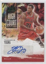 2019-20 Panini Court Kings High Signatures Jade 25/25 Thaddeus Young Auto 9ih