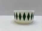 Vintage Fire King Green Diamond  Bowl