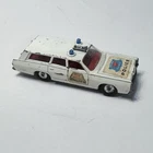 MATCHBOX Lesney Vintage 1970’s Diecast KING SIZE K-23 MERCURY POLICE CAR White
