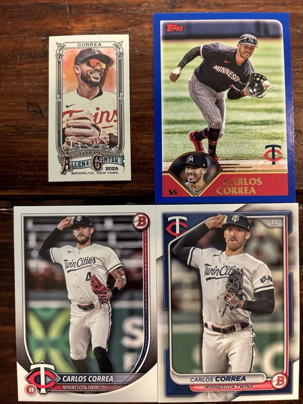 Carlos Correa 4 Card LOT! A&G Mini (A&G Back) / Archives - Minnesota Twins