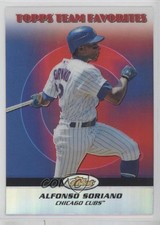 2008 Topps Finest Topps Team Favorites Refractor Alfonso Soriano #TF-AS 19bs