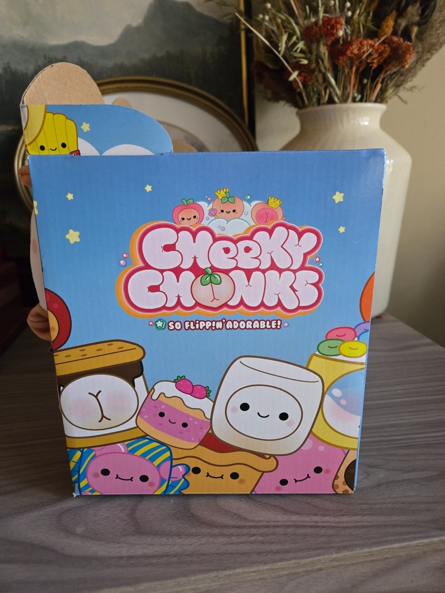 Cheeky Chonks 12 pack Store Display NEW Reversible Plushes Boba
