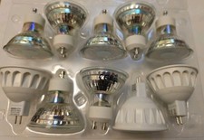10 Pack MR16 LED Bulbs GU5.3 & GU10 Bi-Pin Base LED Light Bulb 5W & 4W 