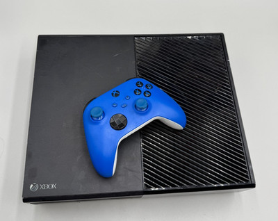 Microsoft Xbox One 1540 1TB Black Gaming Console+Blue/White Controller ONLY Fair
