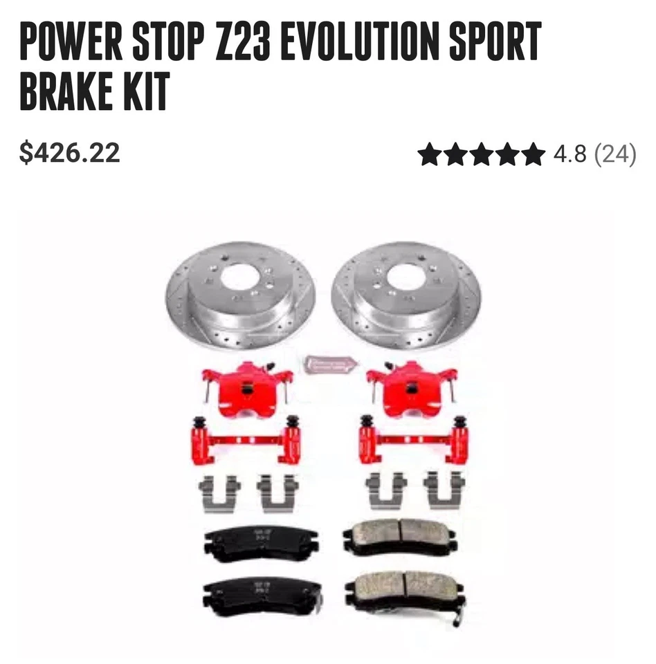 Kit de rotor y almohadilla de disco Power Stop KC1440 BUICK LACROSSE ALLURE IMPALA MONTE CARLO Foto 2 de 4