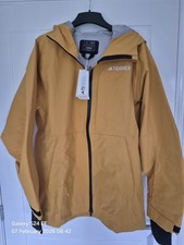 Brand New Men's Adidas Terrex Techrock 3L Rain.RDY Jacket - Medium 