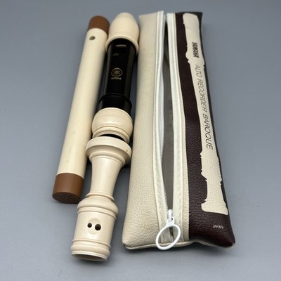 Yamaha Alto Recorder Baroque Japan Model w/ Case & 3 Piece Instrument B