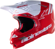ALPINESTARS Supertech M8 Helmet - Radium 2 - MIPS® - Gloss Red/White - 2XL