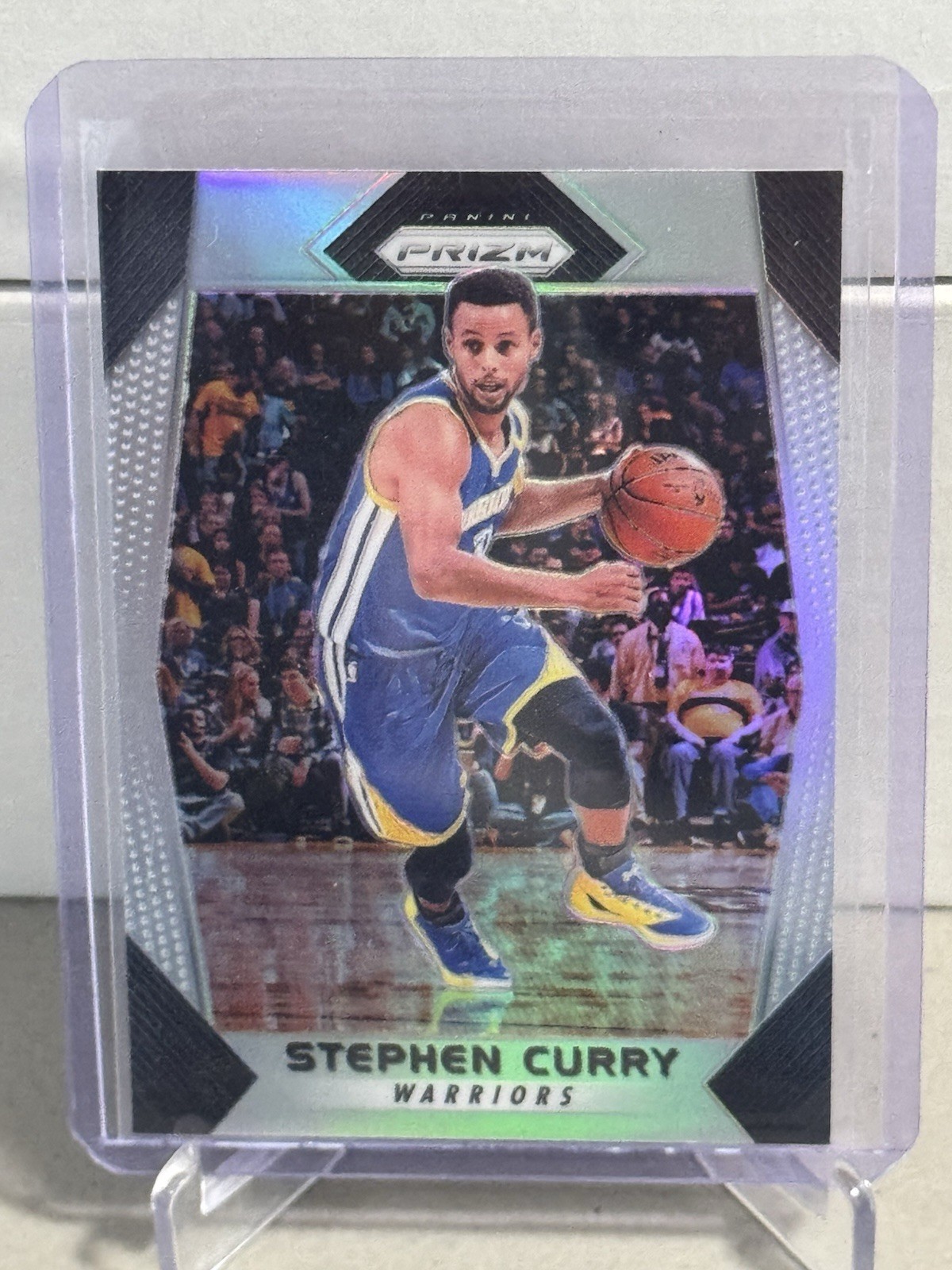 2017-18 Panini Prizm Prizms Silver #41 Stephen Curry