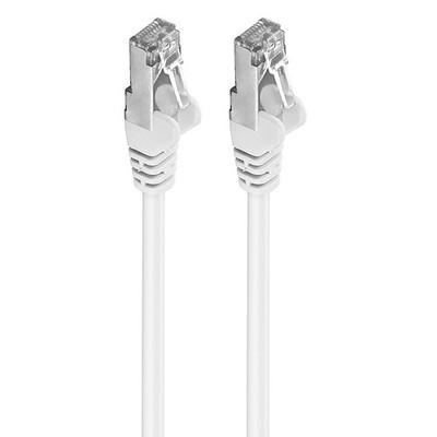 CAT6a Ethernet LAN Patch Kabel 10Gbit/s S/FTP RJ45 150cm Weiß PremiumCord