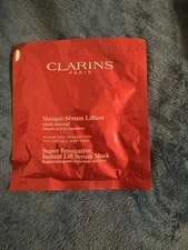 Clarins Super Restorative Instant Lift Serum Face Neck Mask 1 Sheet