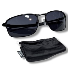 Oakley Conductor 8 OO4107 01 Satin Black Gray Sunglasses RARE