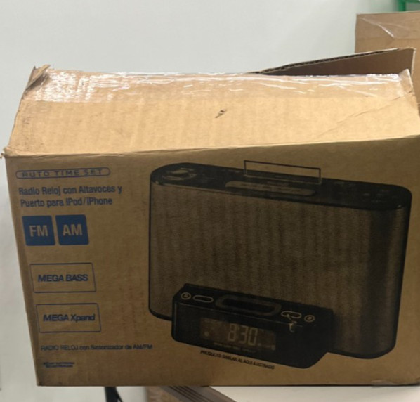Preowned Sony ICF-CS15iP Speaker Dock/clock Radio For iPod & iphone SON