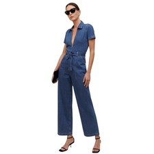 NWT Reformation Cassidy Denim Jumpsuit size 2 in Blue