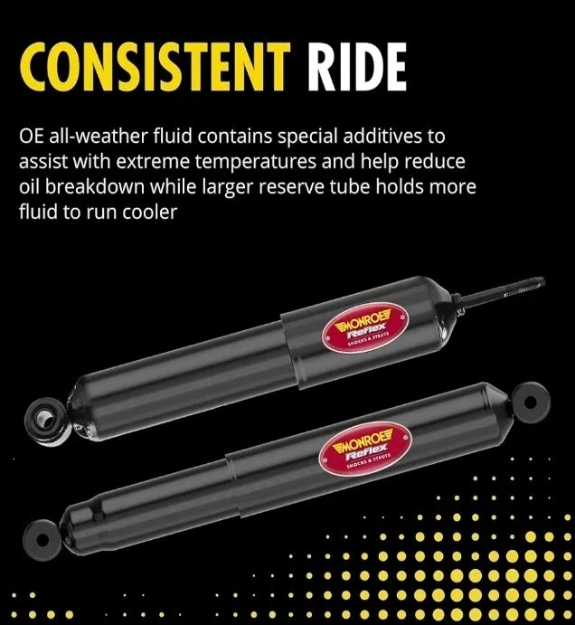 Camión ligero amortiguador trasero Monroe Reflex # 911197 se adapta a Ram 1500 2013-2017 Foto 3 de 4
