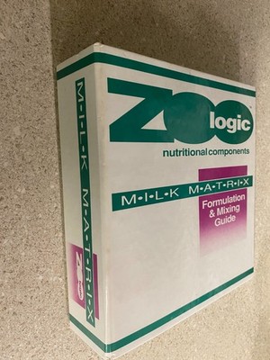 zoo logic nutritional components formulation & mixing guide