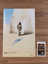 JSA COA Jake Lloyd signed Young Anakin Skywalker Star Wars 11x17 Poster Phantom