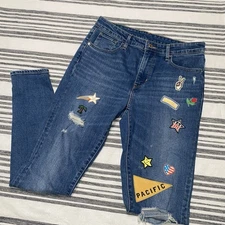 Levi’s Montana Sky Riders Patch Skinny Jeans Size 29