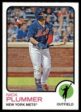 Nick Plummer RC 2022 Topps Heritage #624 New York Mets 30738 Baseball Card