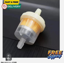 Inline Fuel Filter 6mm 1/4" for Motorcycle Mower Generator Small Engine Petrol