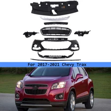 Front Bumper Cover Upper Lower Grille Assembly For Chevrolet Trax 2017-21 Primed