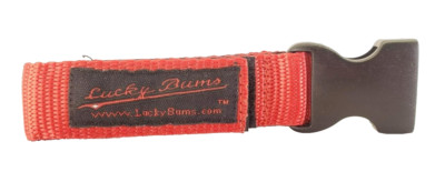 Lucky Bums Tip Clip Closure Strap Connector Red Black